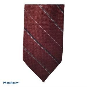 100% Lamb’s Wool Striped Necktie